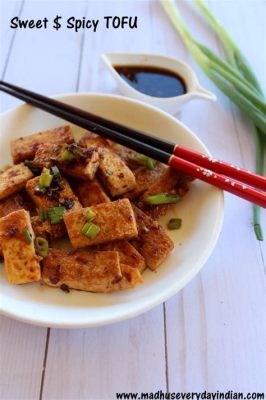  ¿Sabías que el Tofu Aplastado con Salsa de Chile Agridulce es un manjar picante y refrescante?